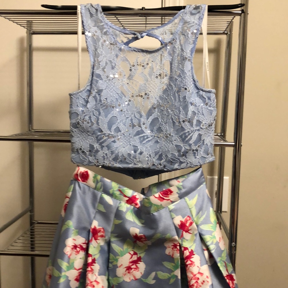 Blue formal dress